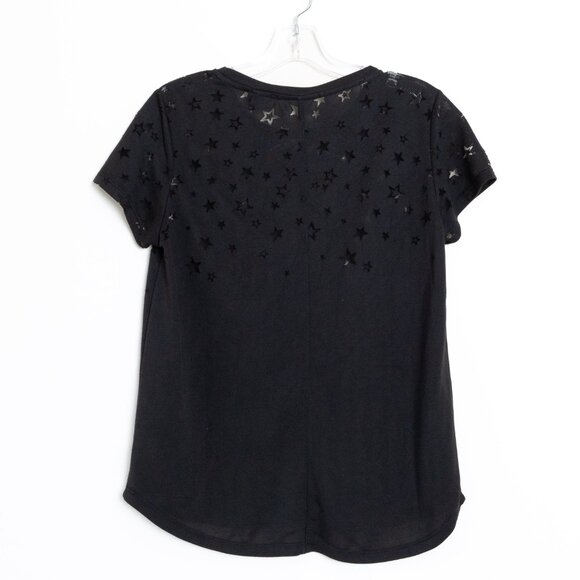 Scotch & Soda Burnout Tee Black Stars Soft XS - Picture 3 of 12